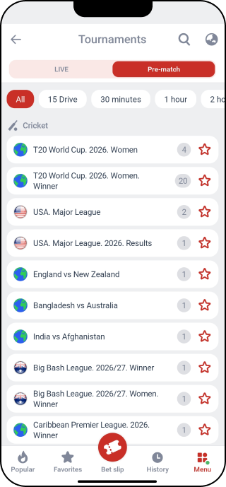 Cricket Betting on Mobile - Megapari Pakistan