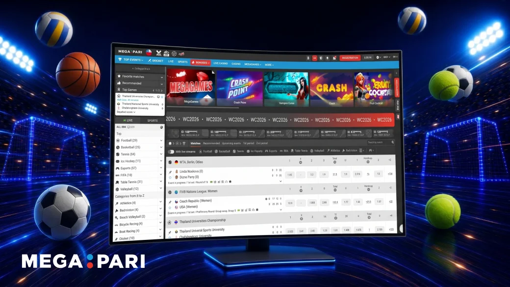 MegaPari Sports and Games Overview - Megapari Pakistan